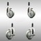 Service Caster 4 Inch 316SS Gray Poly Swivel 7/8 Inch Expanding Stem Caster Brake SCC, 2PK SCC-SS316EX20S414-PPUB-2-TLB-2-78 - alternate 1